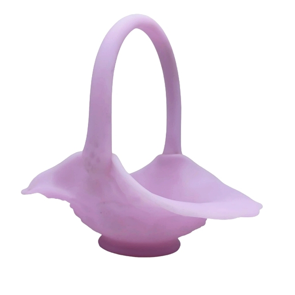 Fenton Other - Fenton Lilac Waterlily Basket